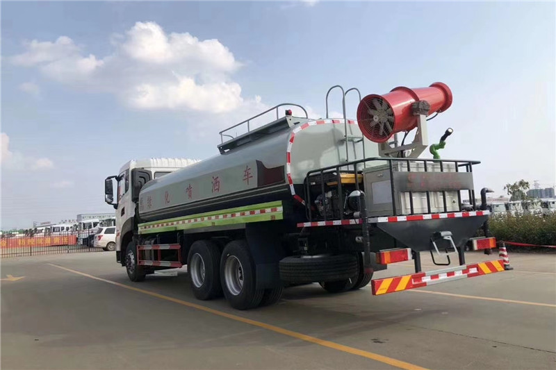 東風(fēng)天龍后八輪20噸噴霧車，國(guó)六綠化噴灑車