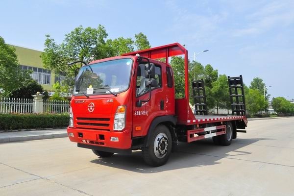 這款國六挖機平板運輸車很火，關注沒？